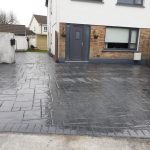 New driveway in westmeath with concrete