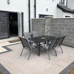 Slabbed patio laid in westmeath