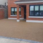 Resin installation on a driveway in athlone