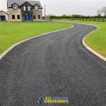 Tar and chip laid entrance way in westmeath