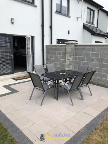 Slabbed Patio laid in Westmeath
