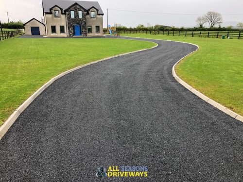Tar and Chip Laid Entrance Way in Westmeath