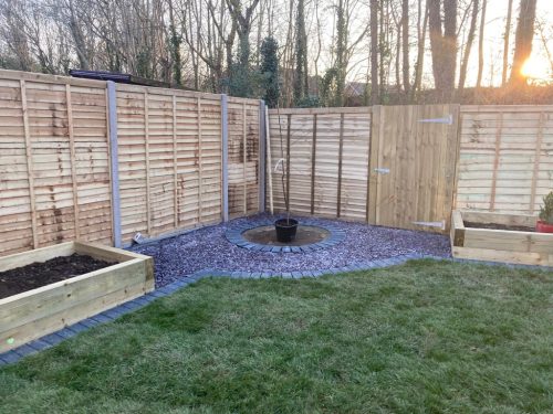 Wooden Fence Installed in Westmeath